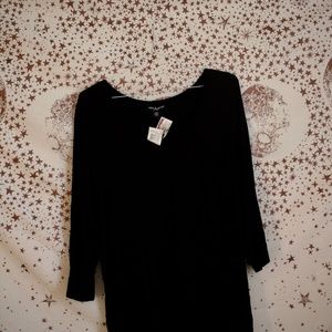 nwt black longsleeve tee